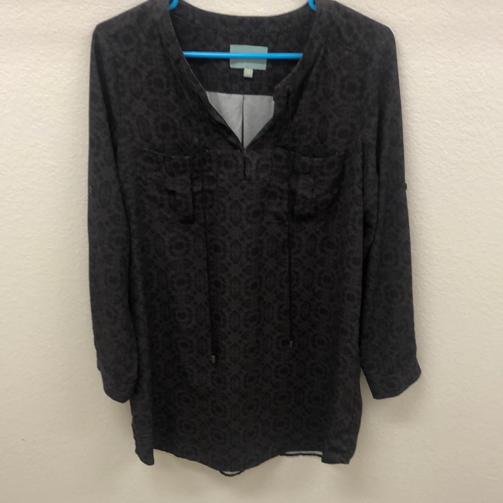 Skies are Blue long sleeve shift dress. Size L